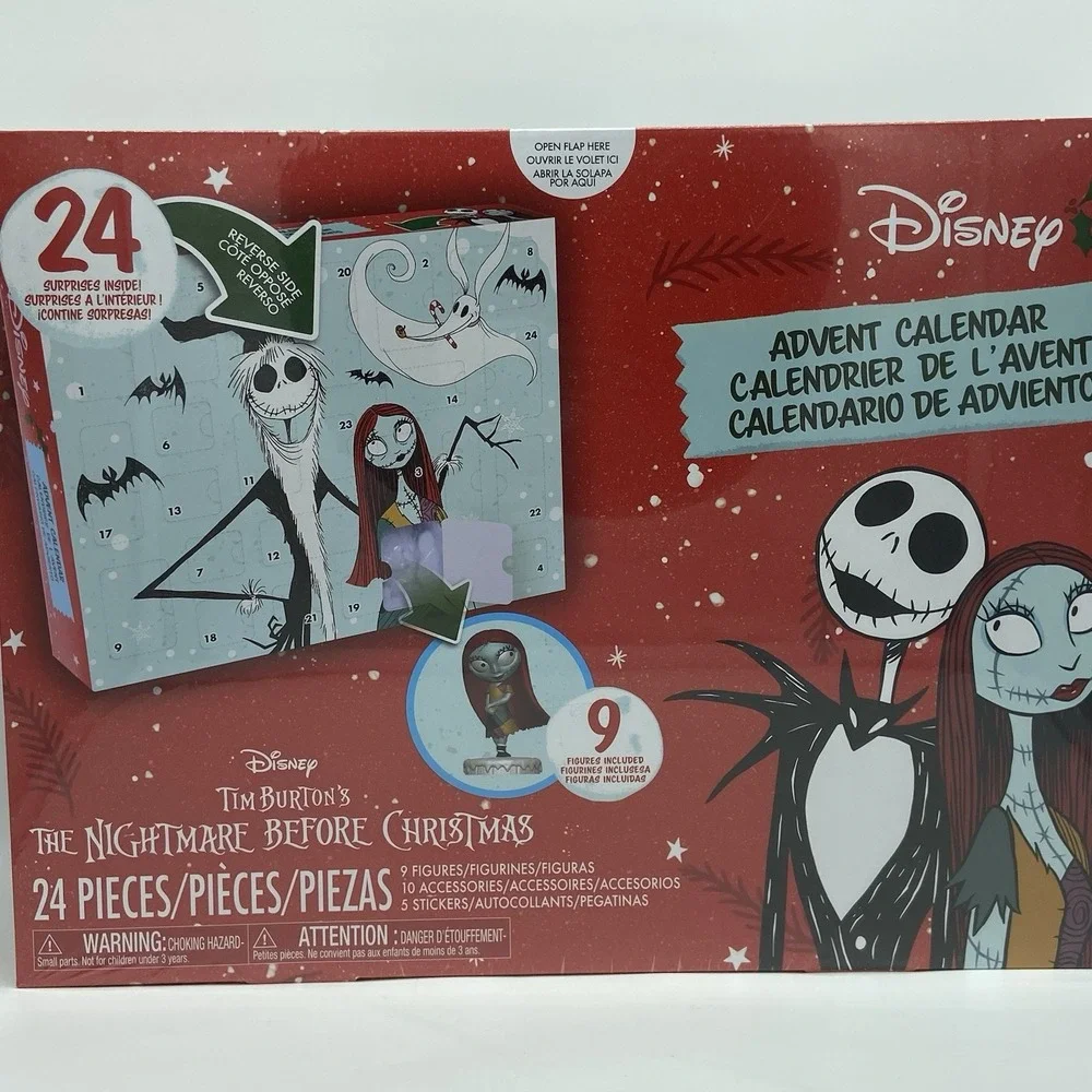 Disney The Nightmare Before Christmas Advent‎ Calendar 24 Days Gift New In Box